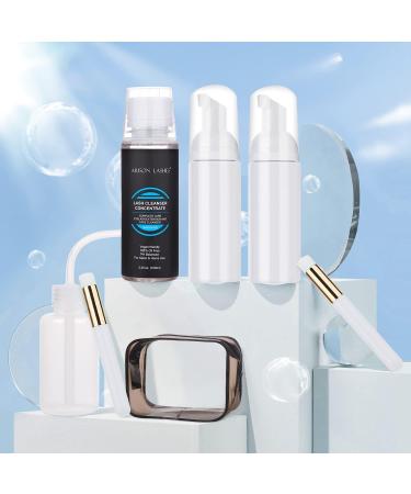 Eyelash Cleaner Concentrate 100ml Set | Paraben & Sulfate Free | For Extensions & Natural Lashes | Salon & Home Use | Makeup Remover | Unscented - Buy Online on GoSupps.com