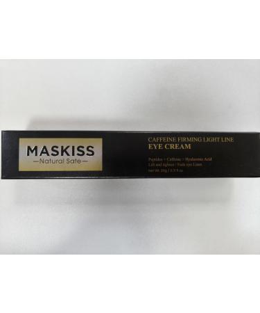 Maskiss Eye Cream for Wrinkles and Dark Circles Peptides + Caffeine Formula to Reduce Puffiness Fine Lines and Under Eye Bags - Buy Online on GoSupps.com
