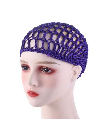 Women's Pink Mesh Hair Net Crochet Cap - Snood for Long, Short, Thick Hair - Sleep Cap for Sleeping - Buy Online on GoSupps.com