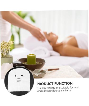 WOONEKY Lot De 100 Masques De Beaut En Coton Pr -d coup s Doux Et Respirants Taille Standard Visage Et Salon De Beaut Usage Professionnel Et Personnel - Buy Online on GoSupps.com