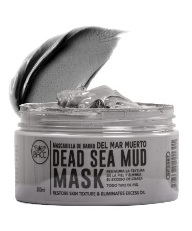 BACC Dead Sea Mud Mask for Face and Body - Acne Treatment, Blackhead and Whitehead Remover, Anti-Aging, Face Lifting, Excess Oil Control - 10.1 Fl Oz - Buy Online on GoSupps.com