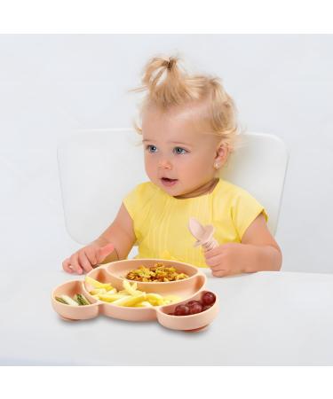Pandaear 6-Pack Baby Spoon Fork Set | Silicone Learning Utensils for 4+ Months | BLW Baby Led Weaning Accessories - Buy Online on GoSupps.com
