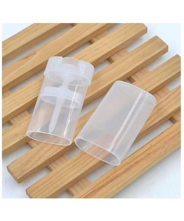 30pcs 0.5 Oz Clear Empty Plastic Deodorant Containers New Empty Oval Lip Balm Tubes 15ml Oval Deodorant Containers for Lipstick Crayon Chapstick DIY Make Your Own Deodorant Lotion Bar 30 Pcs Clear - Buy Online on GoSupps.com