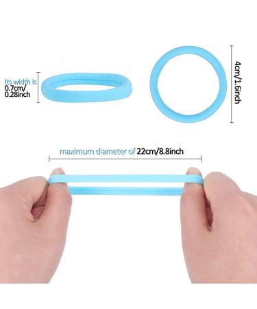 200-Piece Seamless Hair Ties Set for Women and Girls - Soft Elastic Bands in Multi-Colors - Buy Online on GoSupps.com