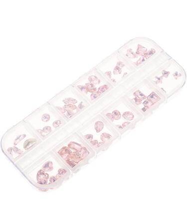 Beavorty 1 Box Nail diamond jewelry nail art jewelry diamond nail art charms heart nail charms irregular manicure charms nail tech accessories nails gems patch 3d rhinestones do it yourself Style A