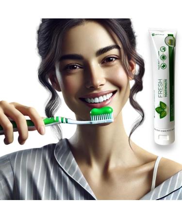 Fresh by Gano Exel All-Natural Toothpaste Enriched with Ganoderma lucidum. Enjoy a Bright Smile and Healthy Gums with This Refreshing Non-Abrasive Toothpaste Flouride-Free. - Buy Online on GoSupps.com