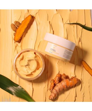 Liyalan Turmeric Clay Mask for Blackheads and Pores - Gleamin Vitamin C Facial Mask for Acne and Dark Spots - Buy Online on GoSupps.com