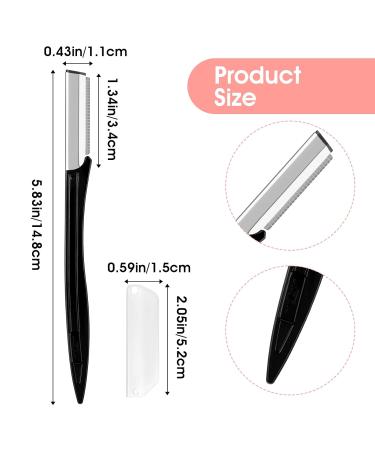 8PC Eyebrow Razor Set - Facial Hair Remover for Women & Men | Precision Trimmer Eyebrow Knife for Makeup - Buy Online on GoSupps.com