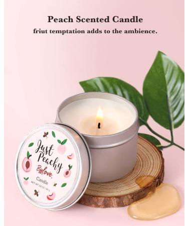 Peach Scent Spa Gift Set for Women - 8 Piece Bath and Body Set with Bath Bomb, Candle, and Massage Oil - Ideal Gifts for Her - Buy Online on GoSupps.com