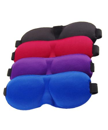 Healeved 4pcs Blackout Sleep Mask Foam Airplanes Eye Patches for Adults Blindfolds for Contoured Blindfold Night Eye Cover Eye Blinder Sleeping Eye Mask Sleep Eye Cover Night Eye Mask
