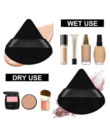 Menyiyds 12 Pack Triangle Makeup Puffs - Soft Loose Powder Foundation & Body Makeup Tool | Perfect for Flawless Application - Buy Online on GoSupps.com