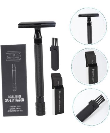 Minkissy 3 Sets Manual Reusable Razor & Trimmer - Stainless Steel Edge Shaver for Men | Old Razor & Nose Hair Groomer - Buy Online on GoSupps.com