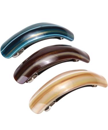 LONEEDY Large Beautiful Simple Classic Hair Clips Exquisite Hair Clips for Women Mixed Colors 01