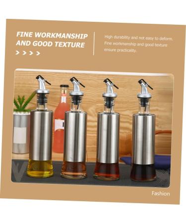 ABOOFAN 1 Set Glass Oiler Terrariums Glass Oil Pot Leak- Proof Ceiling Curtain Track Vinegar Cruet Dispenser Bottle Syrup Oil Dispenser Oilcan Leakproof Glass Vegetable Oil - Buy Online on GoSupps.com