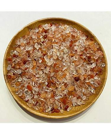 Natural Crystal Rough 50g 2-4mm Natural Red Quartz Crystal Stones Gravels Suitable for Fish Tank Decoration Natural Stone ERTEYIN