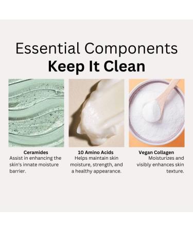 Innbeauty Project Keep It Clean Hydrating Gel Cleanser - 10 Amino Acids Ceramides & Vegan Collagen | 6.7 Fl Oz - Best International Shipping - Buy Online on GoSupps.com