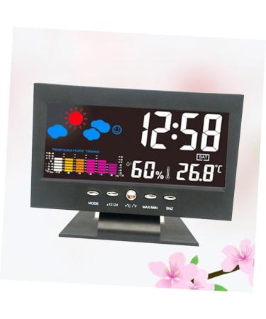 Healeved 2 Pcs Digital Clock Time Display Clock Stylish Clock Creative Clock Multifunctional Clock Led Number Size 1x2pcs - Buy Online on GoSupps.com