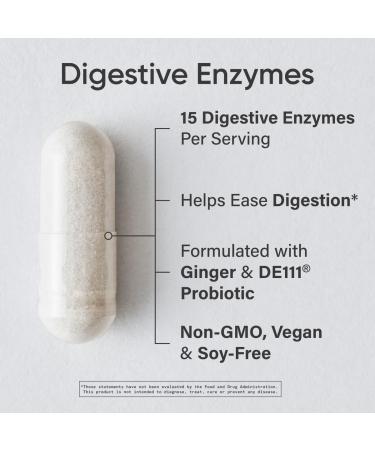 Sports Research Plant-Based Digestive Enzymes - 90 Veggie Capsules for Optimal Digestion - Buy Online on GoSupps.com