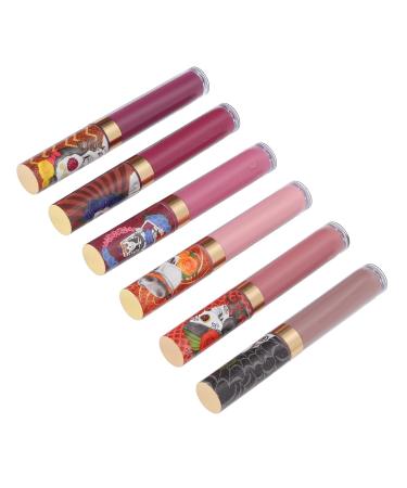 6PCS Matte Nude Lipstick Set - Long-Lasting Waterproof Lip Gloss High Pigment Non-Stick Cup | International Shipping - Buy Online on GoSupps.com