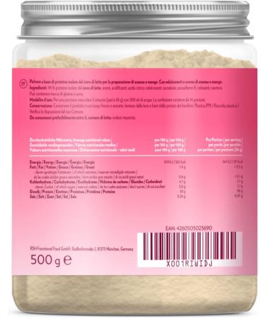 Gymqueen Clear Whey Isolate 500g - Low-Fat Fruity Protein Drink | 96% Quality Whey Isolate | International Shipping - Buy Online on GoSupps.com