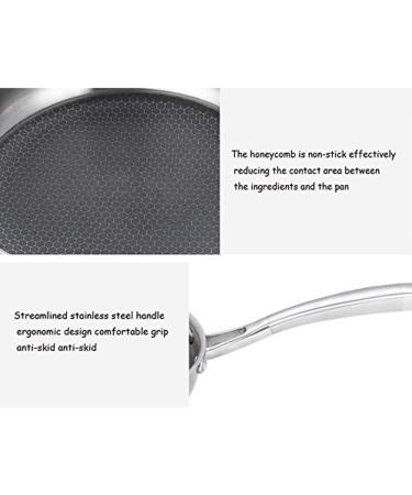 DameCo Induction Pot Saucepan Frying pan Non-Stick Pan Stainless Steel Frying Pan Omelette Pan Breakfast Pot Nonstick Metal Utensil Saucepan Frying Pan (Size : 30CM) () Interesting - Buy Online on GoSupps.com