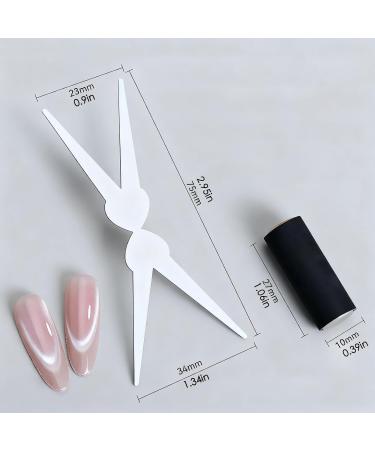 Nail Polish Magnet Scratch Resistant DoubleHead Nail Tool Magnetic Gel Wand For Beginners Party Daily Wedding Commuting Home Studio - Buy Online on GoSupps.com