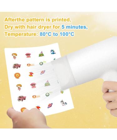 St. Patrick's Day Temporary Tattoos - 5 Sheets DIY Waterproof Inkjet Printable Paper - Custom Cartoon Designs for Kids - Summer Party Theme - Buy Online on GoSupps.com