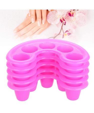 Portable Five-Finger Nail Gel Removal Bowl Set - 5 Soft Plastic Hand Sink Bowls for Manicure & Beauty Salons - Buy Online on GoSupps.com