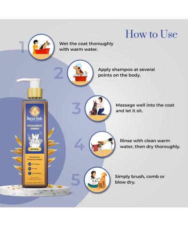 Dogsee Veda Oatmeal Dog Shampoo - 100% Natural Paraben-Free Ayurvedic Cruelty-Free | Soothes Irritation & Itching - 13.50 fl.oz - Buy Online on GoSupps.com