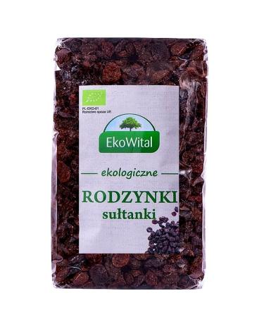 ORGANIC Sultan Grapes 500 g EkoWital