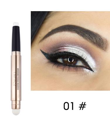 Lucoss Double-Sided Eyeshadow Pencil & Highlighter - Shimmer & Matte Eyeliner Stick for Girls & Women | Perfect Gift - Buy Online on GoSupps.com