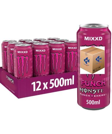  THE FORTUNE GROUP LONDON LTD Monste Energy Drink Mixed Punch 12 x 500 ml - Buy Online on GoSupps.com