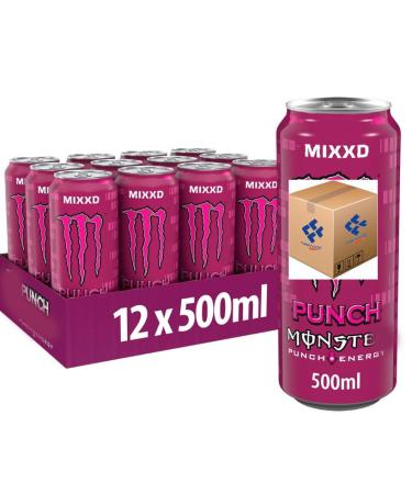 THE FORTUNE GROUP LONDON LTD Monste Energy Drink Mixed Punch 12 x 500 ml