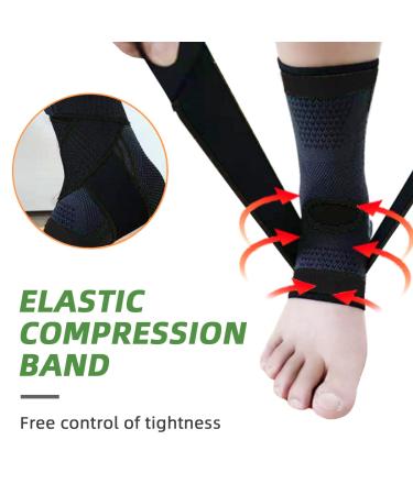 Scott Edward Ankle Brace - Adjustable Compression Support for Achilles Tendon Breathable Neoprene Sleeve Unisex Ankle Protector - International Shipping Available - Buy Online on GoSupps.com