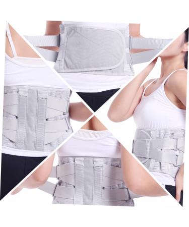 FRCOLOR Breathable Lower Back Support Brace for Men & Women | Travel Waist Supporter & Toothpaste Holder | Body Trimming Gym Straps - Buy Online on GoSupps.com