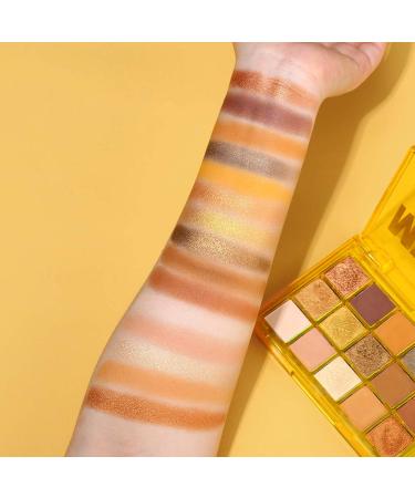 UCANBE Colorful 15 Shades Eyeshadow Palette - Shimmer, Matte, Metallic | High Pigmented, Waterproof Eye Shadow | Creamy & Blendable Makeup Set - My Honey - Buy Online on GoSupps.com