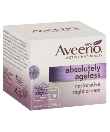 Aveeno Absolutely Ageless Restorative Night Cream 1.7 oz - Anti-Aging Skincare - Buy Online on GoSupps.com