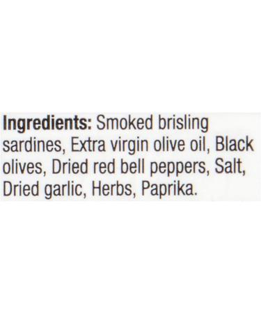 Clover Leaf Brisling Sardines Mediterranean - 106g 12 Count - Canned Sardines - Canned Fish - High In Protein - 14g Of Protein Per Serving - Source Of Omega-3 Iron Vitamin D and Calcium - Buy Online on GoSupps.com