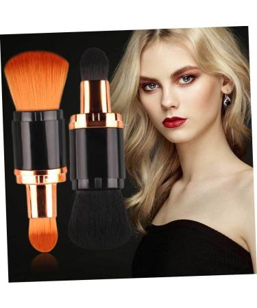 MAGICLULU Powder Brush Synthetic Makeup Brush Eyeliner Brush Professional Makeup Brush Liquid Blush Brush Lip Brush Dual Ended Makeup Brush Liquid Foundation Brush The Face - Buy Online on GoSupps.com
