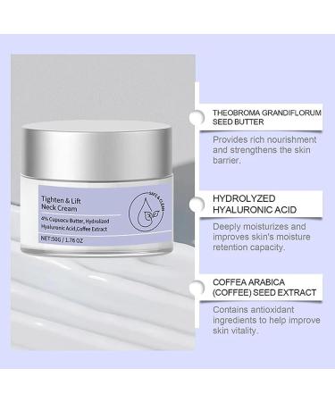 Firm & Glow Cream Neck Firming Cream Smooth & Tight Skin Wrinkles Lift and Firm Neck Cream (Set-1) - Buy Online on GoSupps.com