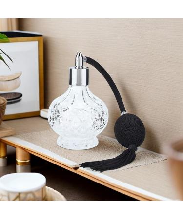 Retro Refillable Perfume Bottle 80ml - Unique Carved Atomizer with Tassel - International Shipping Available - Buy Online on GoSupps.com
