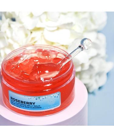 YUNASENCE ROSEBERRY Soft Cleansing Gelly Balm - Phytoaromatic Balm-to-Milk Skin Cleanser (3oz) | International Shipping Available - Buy Online on GoSupps.com