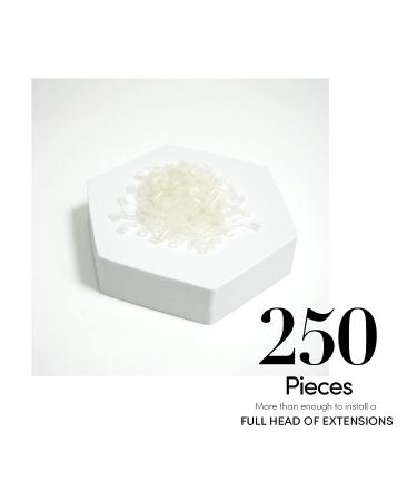 The Hair Shop Shrinky Clear Tubes for I-Tip Hair Extensions | 4mm Diameter, 250 PCS - Buy Online on GoSupps.com