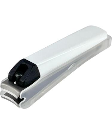 Buy Kai Nail Clippers Type 001S - White Stainless Steel Fingernail & Toenail Cutter with File & Catcher - Durable Japanese Quality for Adults & Seniors - Buy Online on GoSupps.com