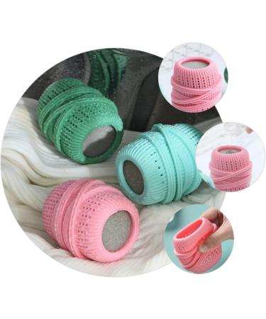 Fabric Softener Ball Dispenser Washing Machine Laundry Ball New Plush Fabric Softener Dispenser Ball For Clothing Reusable Light Green - Buy Online on GoSupps.com