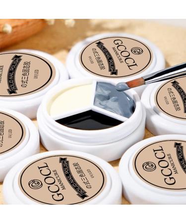 Nail Art for DIY Drawing Manicure Soak Off Gel Three-color Solid Canned Gel Painting Gel Can Gel(02) - Buy Online on GoSupps.com