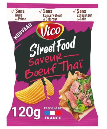 Chips ondul es au boeuf tha 120 g
