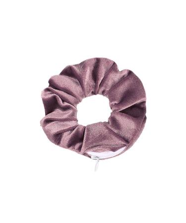 Nanunu Mode Velvet Scrunchie with Zip Pocket | Elastic Hair Ring for Girls & Women | Perfect Gift - Buy Online on GoSupps.com