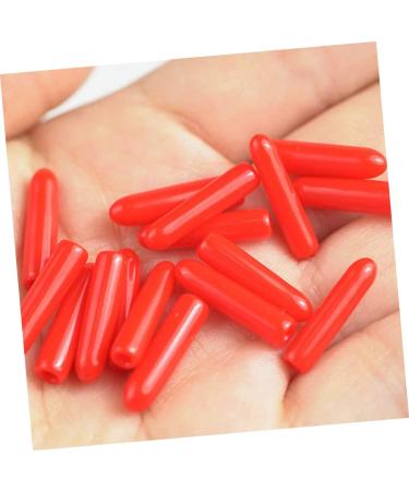 Minkissy 400 STK Silicone Eyelash Tweezers Caps - Red Slide Sleeves for Eyelash Tweezers | Durable & Protective | International Shipping Available - Buy Online on GoSupps.com