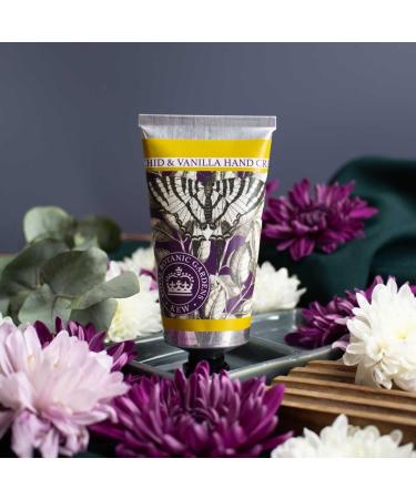 The English Soap Company Royal Botanical Gardens Kew Hand Cream Moisturising Hand Cream for Men and Women Orchid & Vanilla Scent 75ml - Buy Online on GoSupps.com